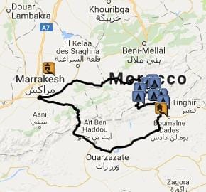 Mgoun - Toubkal - Grosse Atlasquerung  